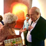 Maria Teresa Benedetti e Claudio Strinati alla Mostra VISIONI