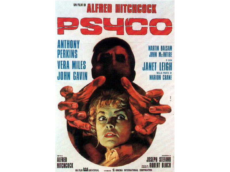 Psycho di Alfred Hitchcock.