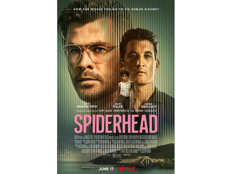 Spiderhead: Kosinski, dopo Maverick, torna alla fantascienza, con Teller ed Hemsworth.