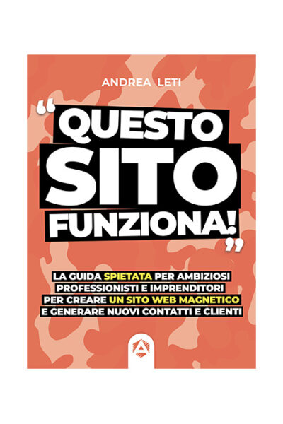 “Questo sito funziona!”, la nuova opera di Andrea Leti.