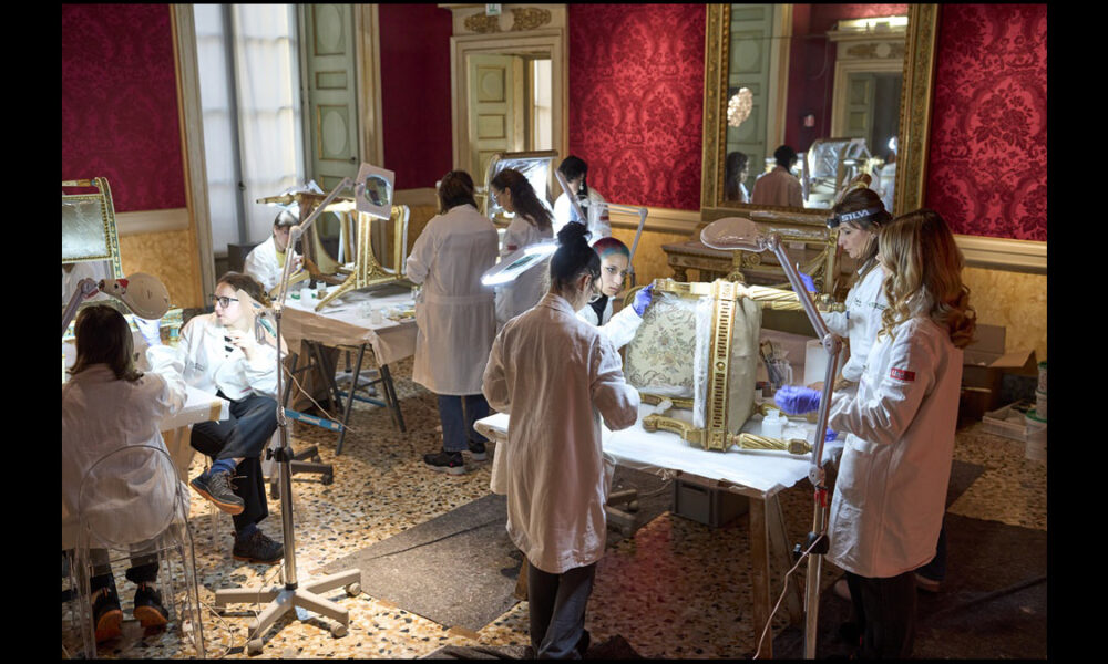 Palazzo Reale: nuovi interventi della Scuola di Restauro di Botticino per l’arrivo del Presidente della Repubblica Mattarella